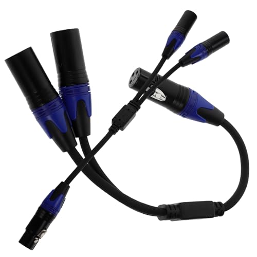 Câble XLR en Y ERINGOGO 2 pièces mâle vers double femelle cuivre et PVC
