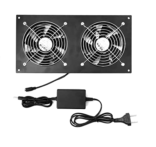 Image of Fourdot Exhaust /Intake Cooling System For enclosed System /Drawer /Almirah /Rack For Home (12 Inch Model 2120)