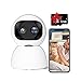 Caméra de Surveillance WiFi Interieur, Bextgoo Caméras de sécurité, Lentille Double, 1080P, Pan/Tilt/Zoom, Caméra IP avec détection de Mouvement, Suivi Automatique (La Carte 32G Est Incluse)