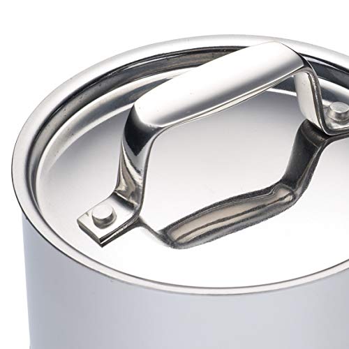 MasterClass Induktionssichere Mini-Kasserolle aus Edelstahl, 8,5 cm (3,5"), Silber – Ansicht 4