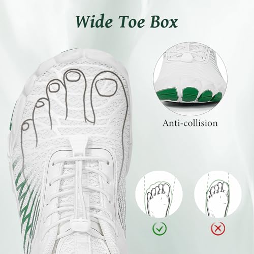 Image of Hike Footwear Barefoot Shoes, Pro Barefoot Shoes Women Men, Athletic Hiking Shoes, Minimalist Water Shoes Breathable Quick Dry Zero Drop Trail Running Shoes with Non-Slip Sole & Wide Toe Box