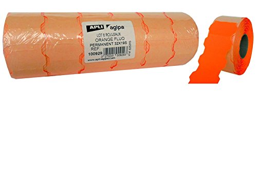 Rouleaux étiquettes Apli 100929 fini les étiquettes de prix qui se décollent