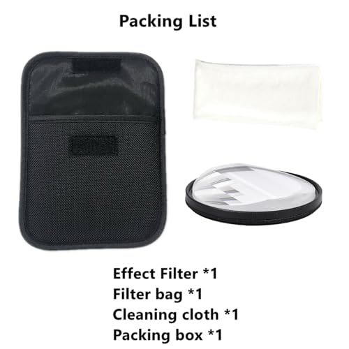 Besvalo LINEAR=67MM Camera Linear Filter, 67Mm Prism Film Special Effects Glass Repeater Lens Repeat Multiple Images Photography Accessories thumb #5