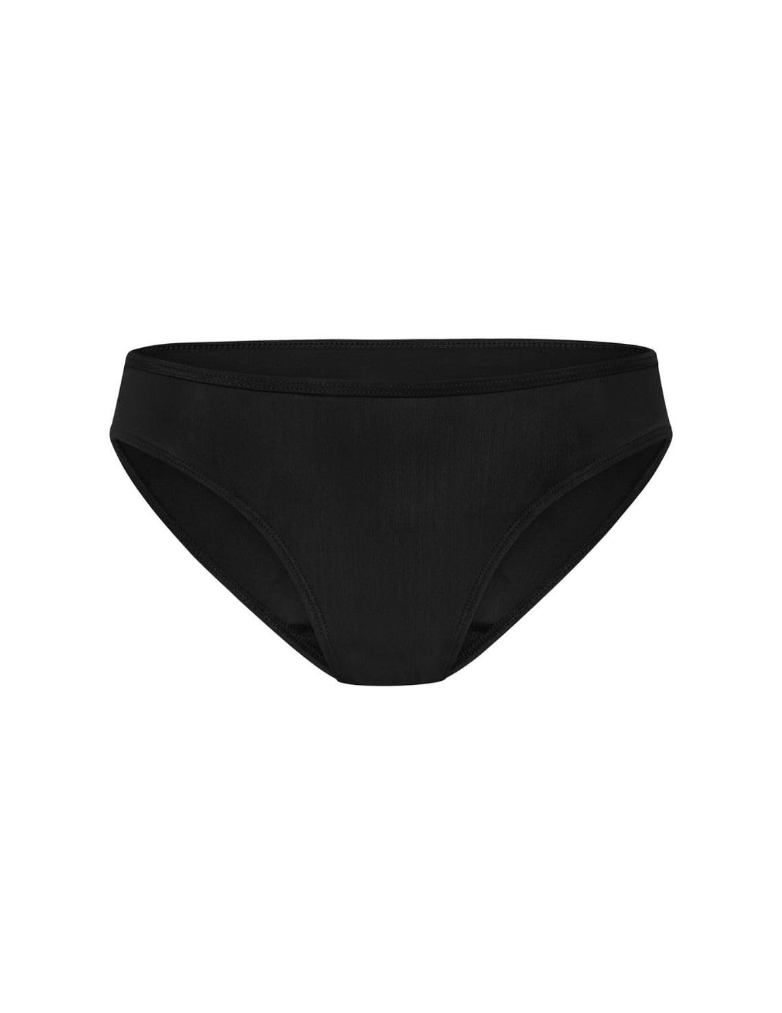 Modibodi Perioden-Bikini Damen Schwarz – Leicht Saugfähig 20 ml – Perioden-Bikinihose – Schwarz