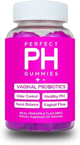Gomitas probióticas y equilibrio de pH vaginal para mujeres, probióticos Bacillus Coagulans y vitamina C, sabor real de piña, bienestar íntimo,