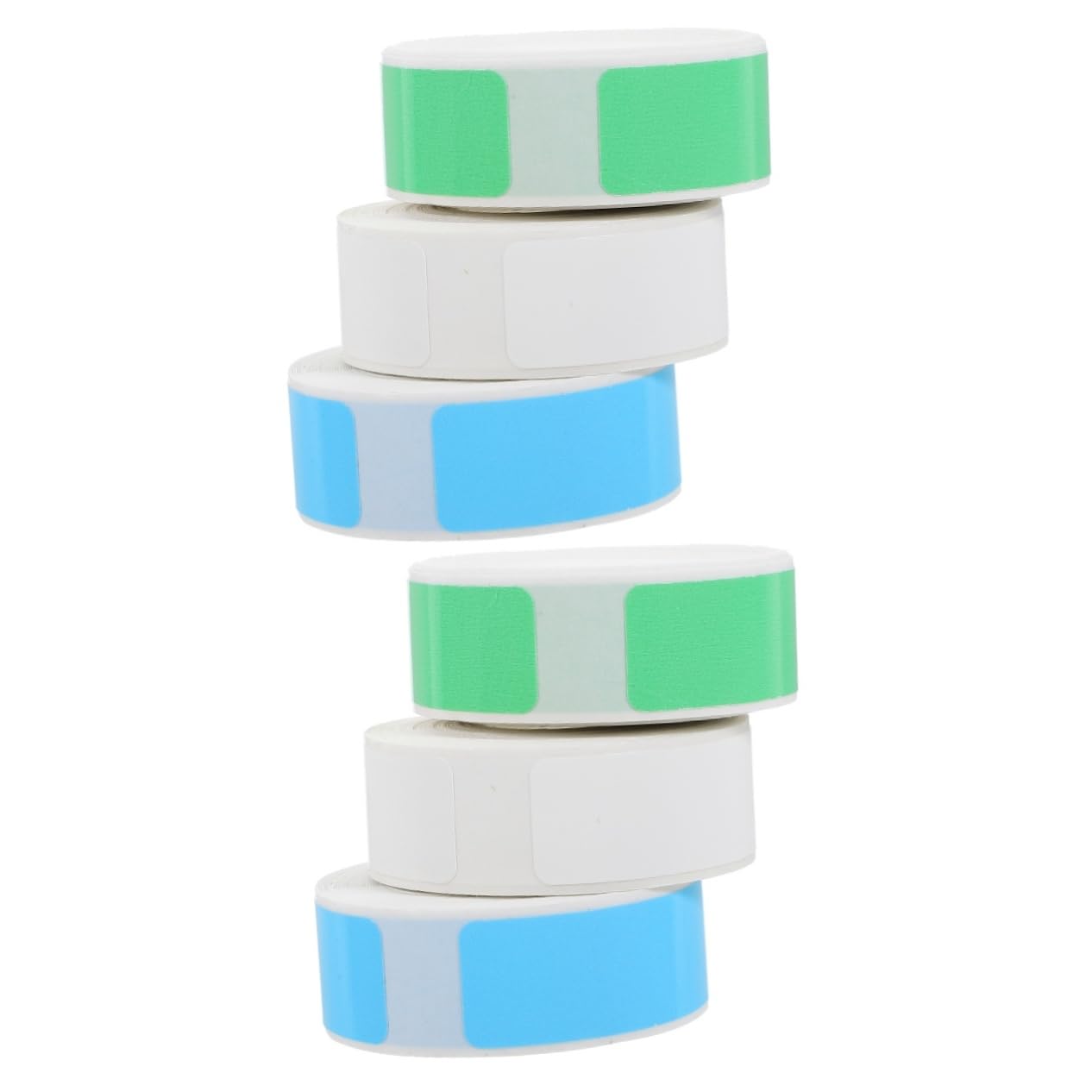 Angoily 2 Set Etichette Termiche Adesive Trasparenti Per Stampanti Verde Adatte Per Etichettatrice Resistente Allacqua Riusabile 3 * 2