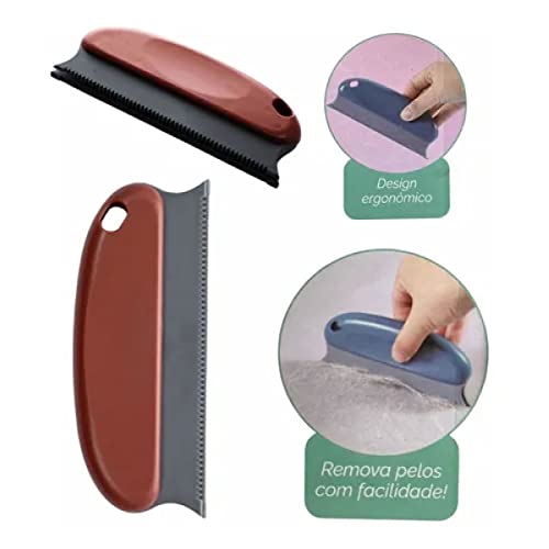 Pente Removedor De Pelos Silicone Pet Roupa Sofá Cães Gatos