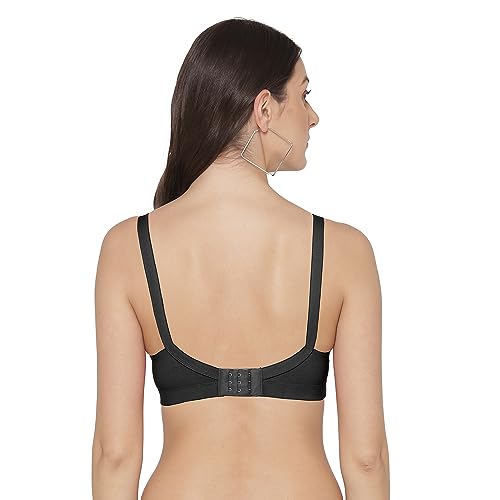 Image of Tweens Lite Wite - Minimiser Medium Padded Cotton Lycra Bra (Plus Size) - Triple Hook - Full Coverage - Wirefree - Seamless T-Shirt Bra