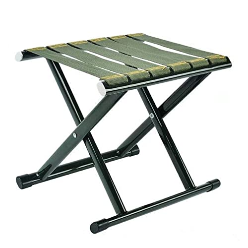 Nirelief Camping Stool Portable Folding Stool 200kg Load Capacity Lightweight Steel Fold up Fishing for Camping Fishing Picnic Travel and Hiking Portable