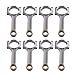 maXpeedingrods 8 Pcs 5.7'' I-Beam 5140 Connecting Rods 5.700
