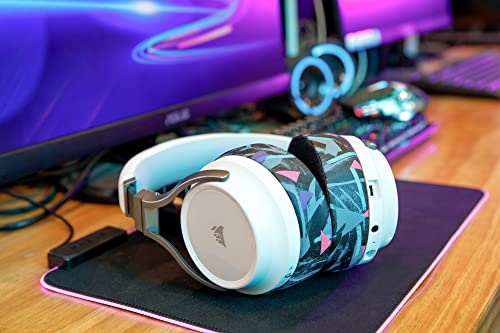 WC FreeZe Virtuoso, Hybrid Fabric Cooling Gel Replacement Earpads for Corsair Virtuoso Gaming Headset Made by Wicked Cushions - Image 3