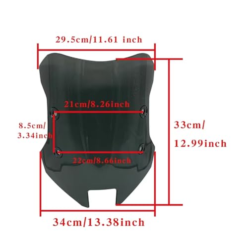 Pare-brise de moto Benelli TRK251 : extension bulle contre le vent