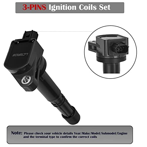 Lcwrgs 156116 Ignition Coil Packs Of 4 Fits thumb #2