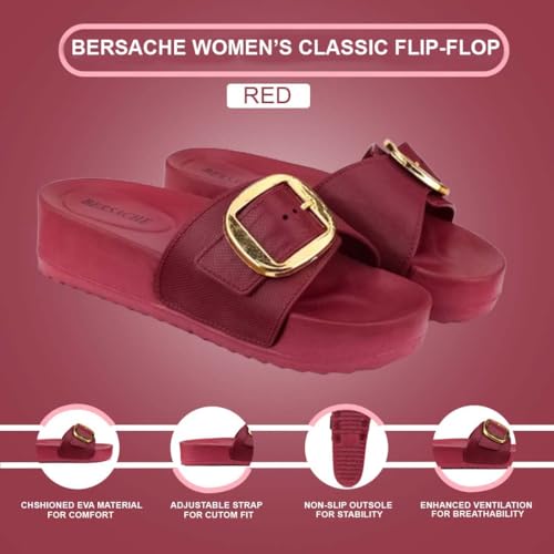 Image of BERSACHE Extra Soft Classic Casual with Regular wear with Ultra Soft & Flexibility Technology Flipflop for Women's