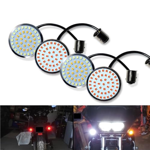 Bombillas intermitentes 1157 de alta visibilidad trasera para Electra Glide 2