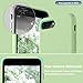 Vooii Compatible with iPhone 8 Plus Case, iPhone 7 Plus Case, Soft Silicone Gel Rubber Bumper, Microfiber Lining Hard Shell Shockproof Full Body Protective Cover Matcha