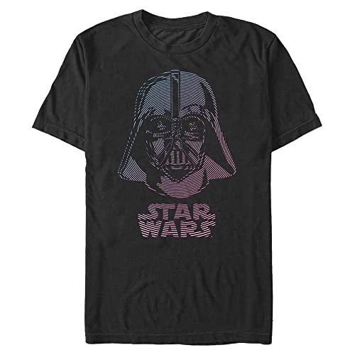 T-shirt Star Wars Vader Hypno homme vêtement respirant coupe droite style casual