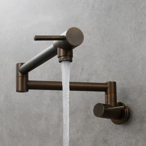 Robinet d'évier de salle de bain antique pleine poignée en laiton vintage