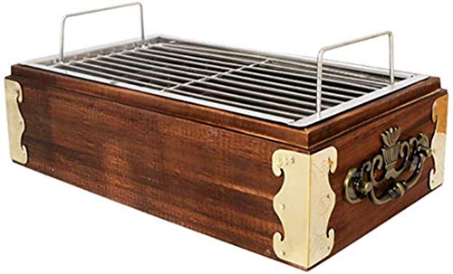 Bbq Herd Rechteck Edelstahl Carbon Box Split Typ Holzkohle Grill Traditionelle Art Heizung Outdoor Home Camping Herd