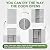 Jolydale 65 Cu.Ft Resin Shed with Multi-Layer Shelf High Polymer Materials Outdoor Vertical Storage Shed with Floor High Outdoor Storage Cabinet for Lawnmowers, Generators White