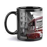 【Größe】 Der England Car Becher ist 9,7 cm hoch und 8,1 cm breit und hat ein Fassungsvermögen von 350 ml, was größer ist als die meisten Tassen und wird definitiv Ihre Bedürfnisse im Büro und zu Hause erfüllen.