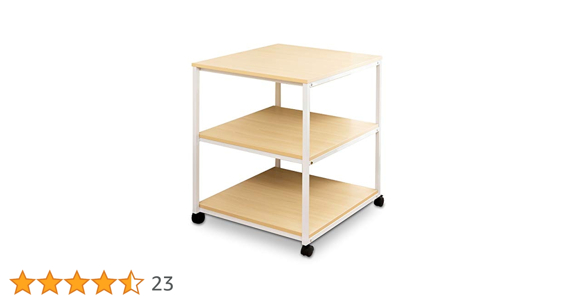 Amazon.co.jp: ottostyle.jp デスクサイドワゴン 60×60×70cm