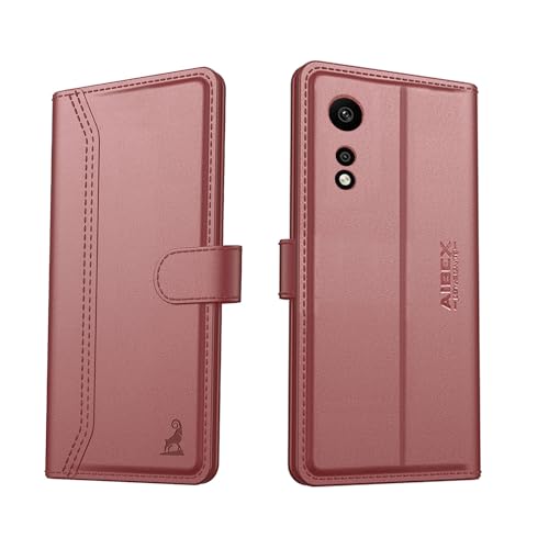Image of AIBEX Compatible for Oppo A78 4G Flip Cover Leather Finish | Inside TPU with Card Pockets | Wallet Stand | Complete Protection Flip Case - Brown