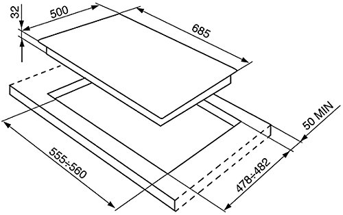 Smeg SRV876AOGH - vue 3