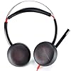 Voyager Focus UCイヤーパッド - 交換用イヤークッションカバー Poly Voyager Focus UC、Plantronics Voyager Focus UC B825 両耳、BLACKWIRE 5220 5210 7225、Voyager Focus 2 UC USB-Aヘッドセットに対応 #5