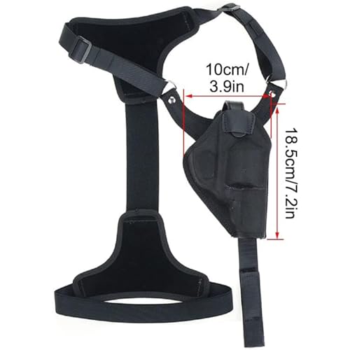 YHZNAGEM Shoulder Holster Pistol Holster Vertical Pistol Holster Concealed Tactical Gun Holster Tactical Gun Holster for Revolver - Image 3