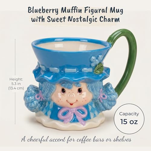 Tazón Figural Blueberry Muffin de Cerámica 15 oz miniatura 3