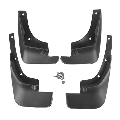 Image of Mud Flap Splash Guard with Mount Accessories Front & Rear Side Mud Guard for Toyota Camry Sedan 1997-2001 (Set of 4), 31x27x14cm, Black