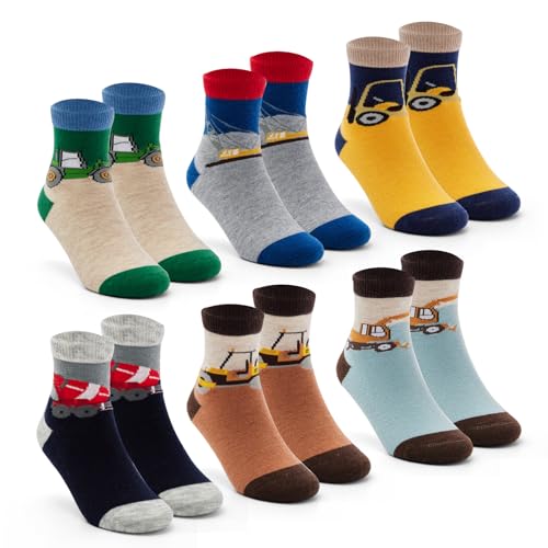 Boys Wool Socks Kids Winter Warm Socks Thicken Thermal Crew Socks for Boys 6 Pack