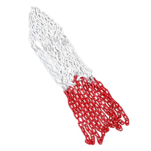 OSOLADY 12 Buckle Galvanized Manganese Steel Basketball Net Long-Lasting Metal Basketball Goal Net for Gyms