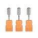 Produktbild Fräser Aufsatzbit Hartmetall Bit Birnenform Gelmodellage, Acrylmodellage sowie Podologie Elektrische Carbide Nail Art Bohrfeile Bit Set Grob Medium Feinkörnung Professionelle Maniküre Bohrer 3 stücke