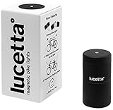Lucetta Black Magnetic Bike Lights, Steady or Flashing, 2 Pieces, Safety Lights! by Lucetta Bike