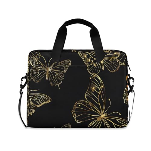 Maletín para portátil ALAZA Gold Butterfly 13-15.6 pulg miniatura 1