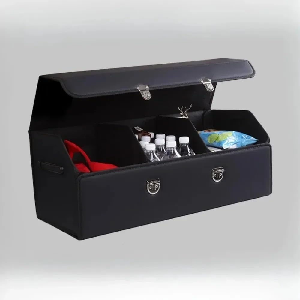 Caja Almacenamiento Para Maletero Organizador Plegable Multiusos 3 Compartimentos Bolsa Almacenamiento Extragrande Con Ajuste Flexible Asiento Coche