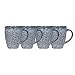 Produktbild Broste Tasse Nordic Sea 250 ml Steingut grau 8 x 10 cm - 4er Set