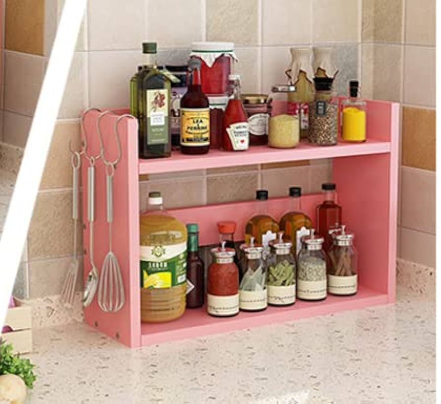 調味料ラック　ピンク　おしゃれ　可愛い　コレクション棚 調味料ラック ピンク おしゃれ 可愛い コレクション棚 スパイス