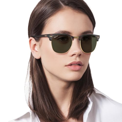 Image of Ray-Ban RB3016 Clubmaster Classic Square Sunglasses for Men for Women