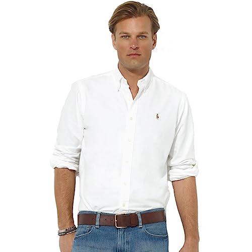 Polo Ralph Lauren Iconic Slim-Fit Oxfordhemd (as3, Alpha, l, Regular,...
