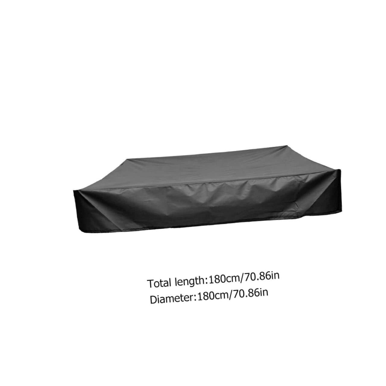 Kisangel Outdoor Sandbox Cover Boys and Girls Sandbox Canopy Kiddie Pool Cover Oxford Fabric and Durable