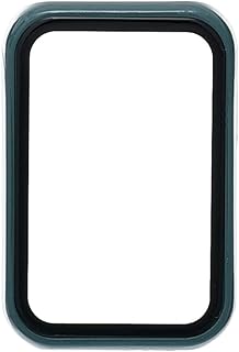 Plastic 360 degree protection smart watch case with black edges compatible with huawei fit - olive