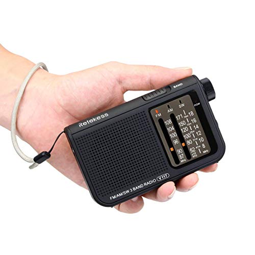 image for Retekess V117 Portable Radios AM FM, Shortwave Radio with Clear Dial, 