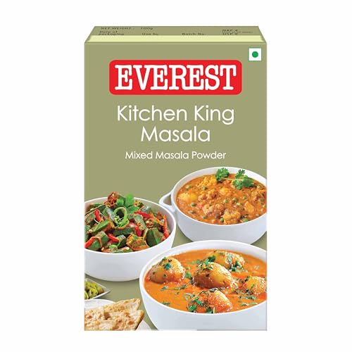 Image of Everest Kitchen King Masala - 100g | Classic Curry Blend with Coriander & Turmeric for Flavourfulg Veg Curries, Paneer Dishes & Light Gravies (Pack of 3)