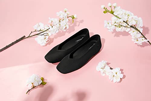 Vivaia Margot 2.0 Women's Casual Flats Slip On Washable Ballet Flats Shoes Comfortable Square-Toe Style #TOP4
