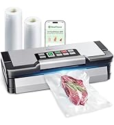 95kPa Vacuum Sealer Machine with AquaLock Technology, for Moist Seals, 2X Seal & 130W, Fully Auto...