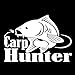 Ogquaton  Carp Hunter pêche mode autocollant réfléchissant voiture SUV ordinateur portable décalque décor cadeau de haute qualité