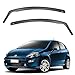 Price comparison product image Ispeed Wind Deflectors For Fiat Grande Punto/Evo 2006-2019 3 Door Hatchback 2pc Set - Keep Your Car Ventilated in Rain - Reduce Wind Turbulence - Tinted In-Channel
